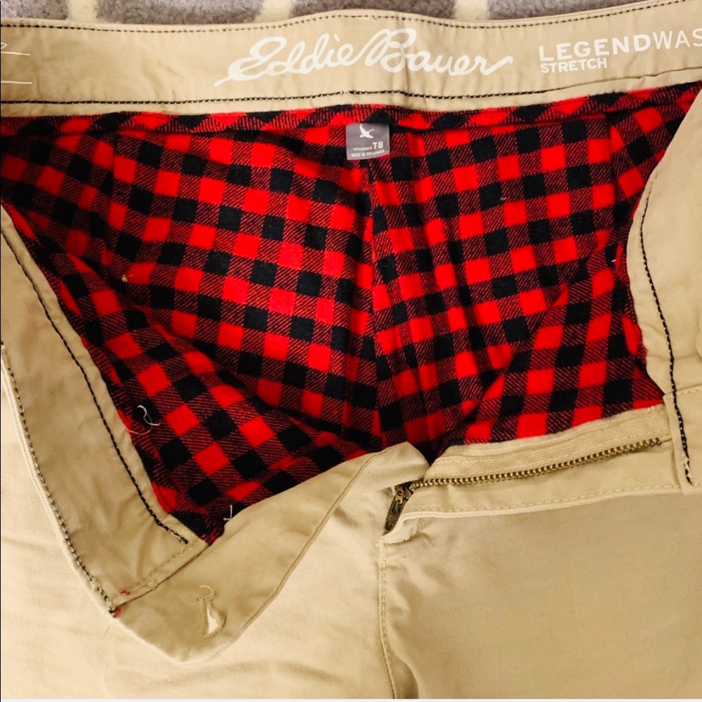 Eddie Bauer Fleece Lined Khakis